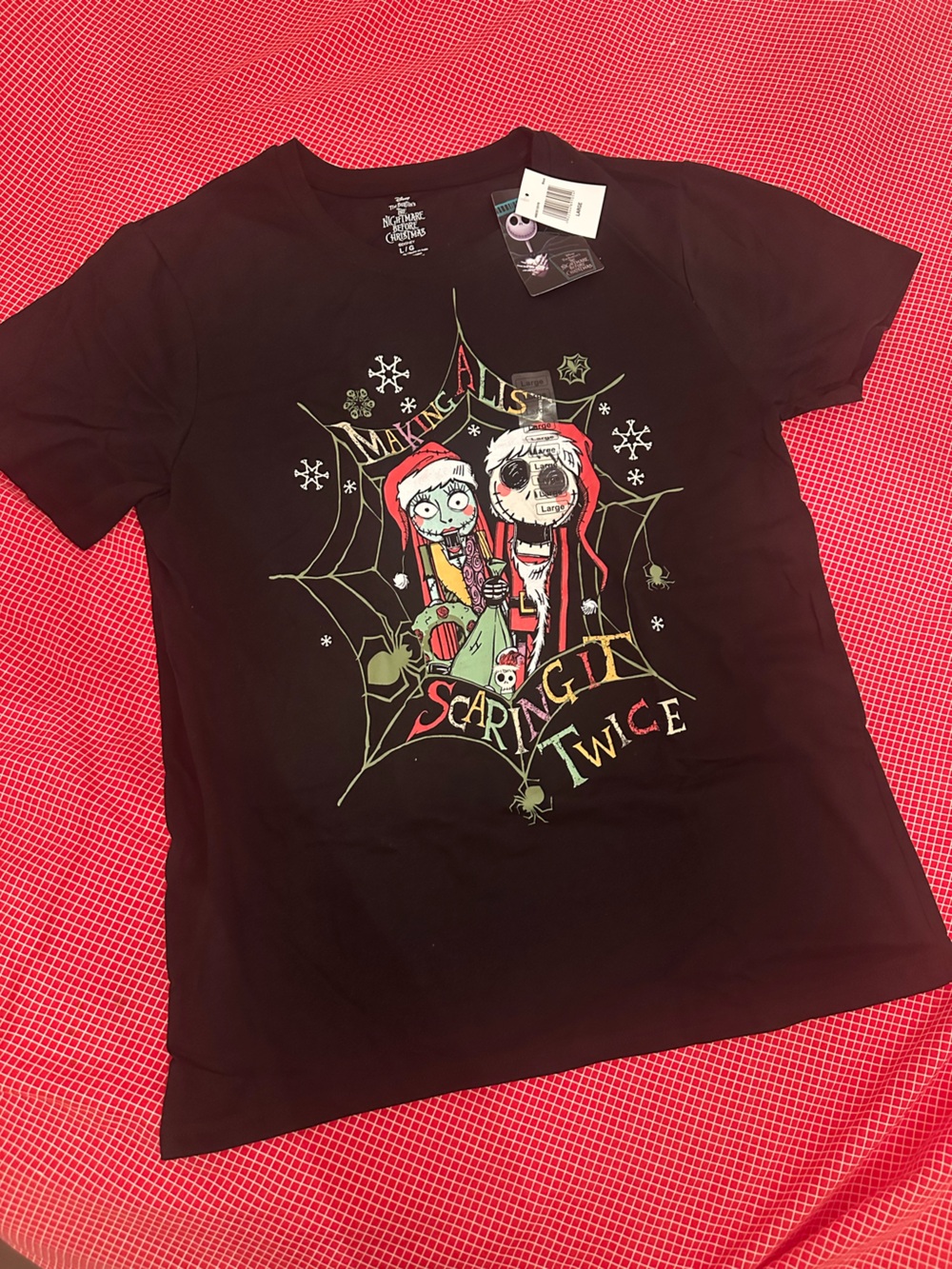 Nightmare Before Christmas Nutcracker Holiday Adult Tee-m
